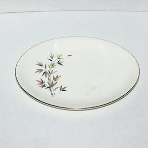 DOMINION CHINA SILVER WILLOW Small Oval Serving Platter VINTAGE Read Description